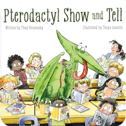 dinosaur, pterodactyl show and tell
